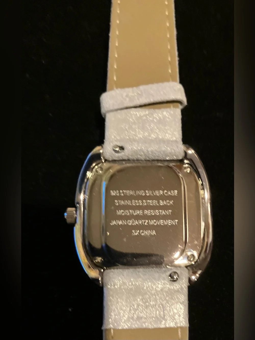 NEW Glitter Interchangeable Strap Fashion Watch - Silver and Blue Options.